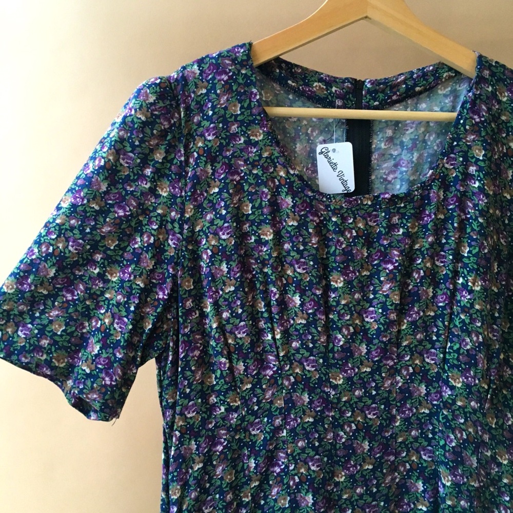 Vintage floral prairie dress